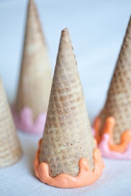 Candy melt ice cream cones