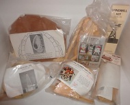 Pre-made wood crafting kits